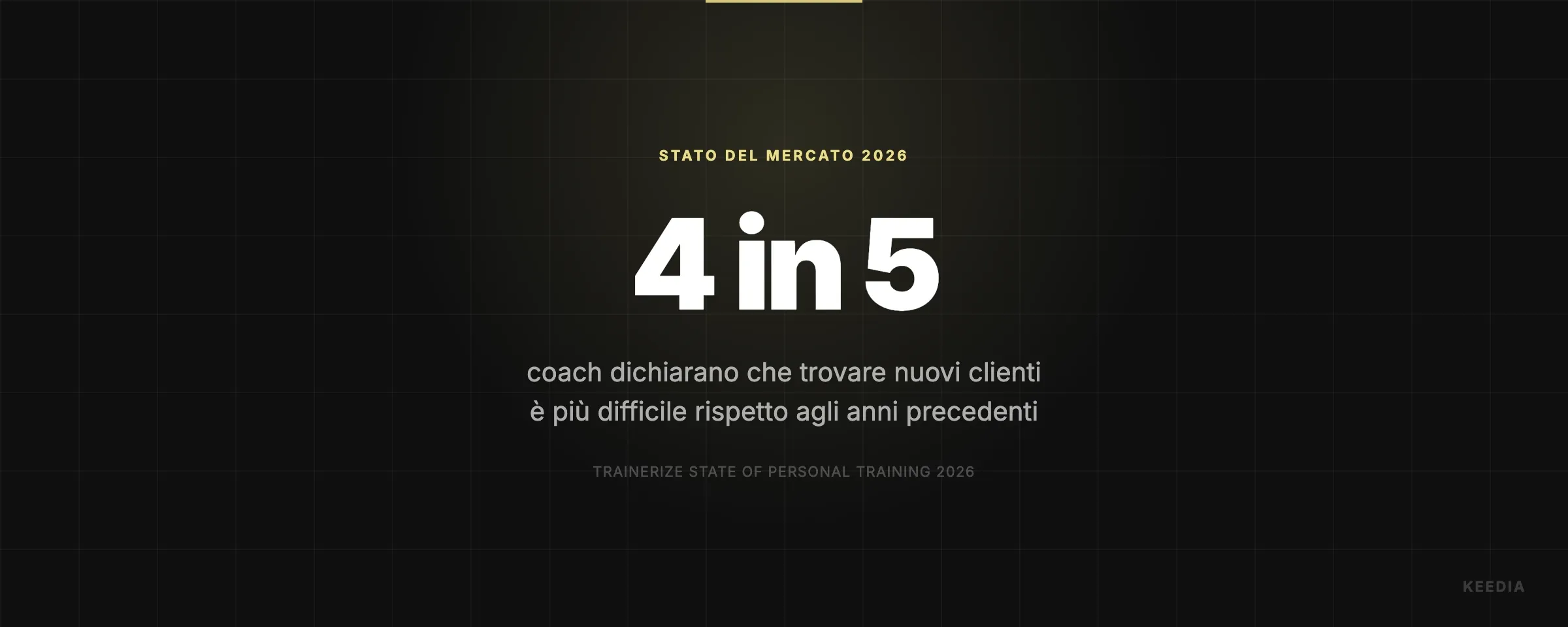 coach dichiarano che trovare nuovi clienti è più difficile rispetto agli anni precedenti
