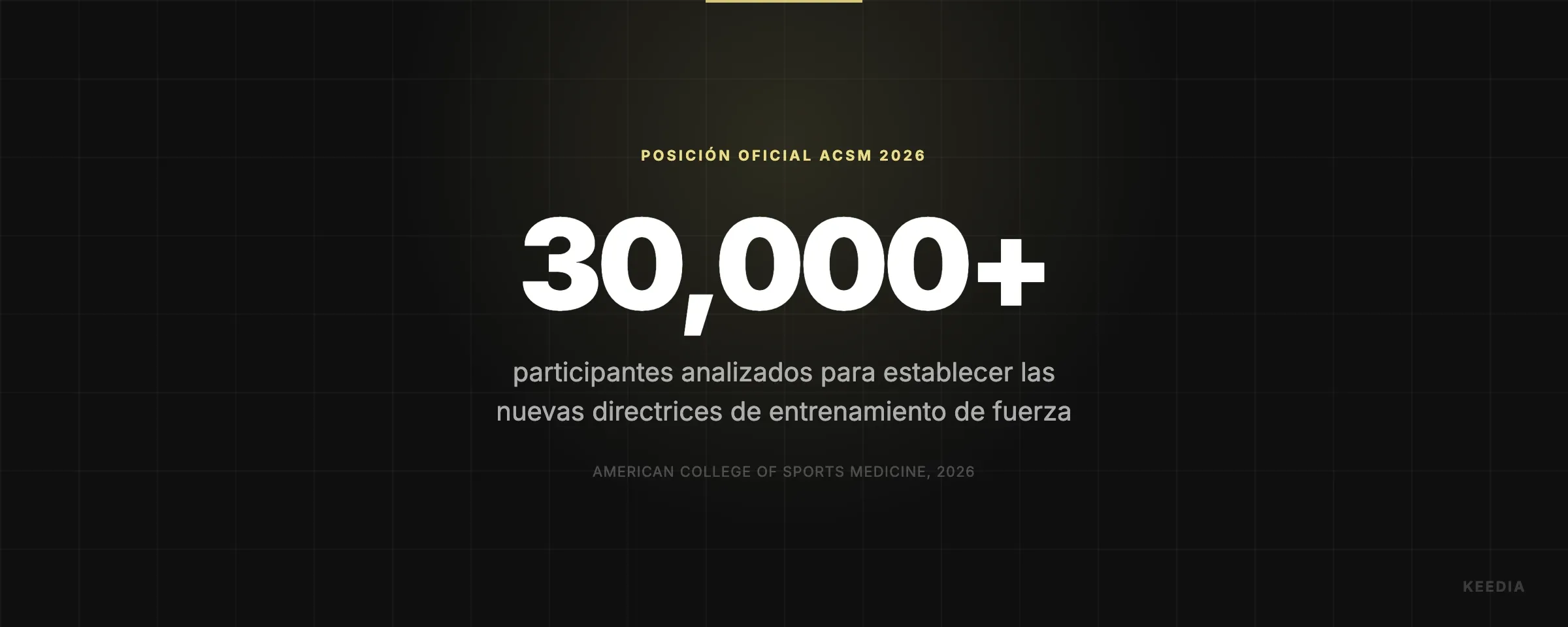 participantes analizados para establecer las nuevas directrices de entrenamiento de fuerza