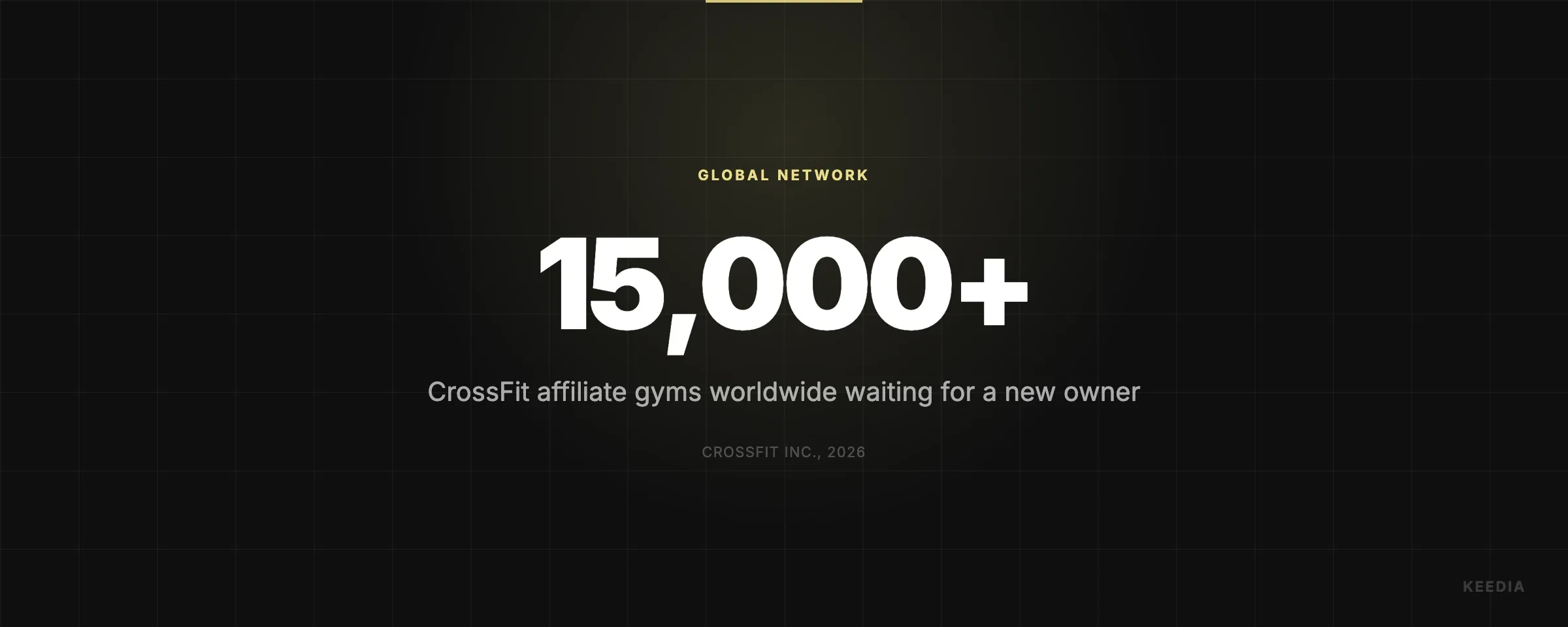 CrossFit affiliate gyms worldwide waiting for a new owner