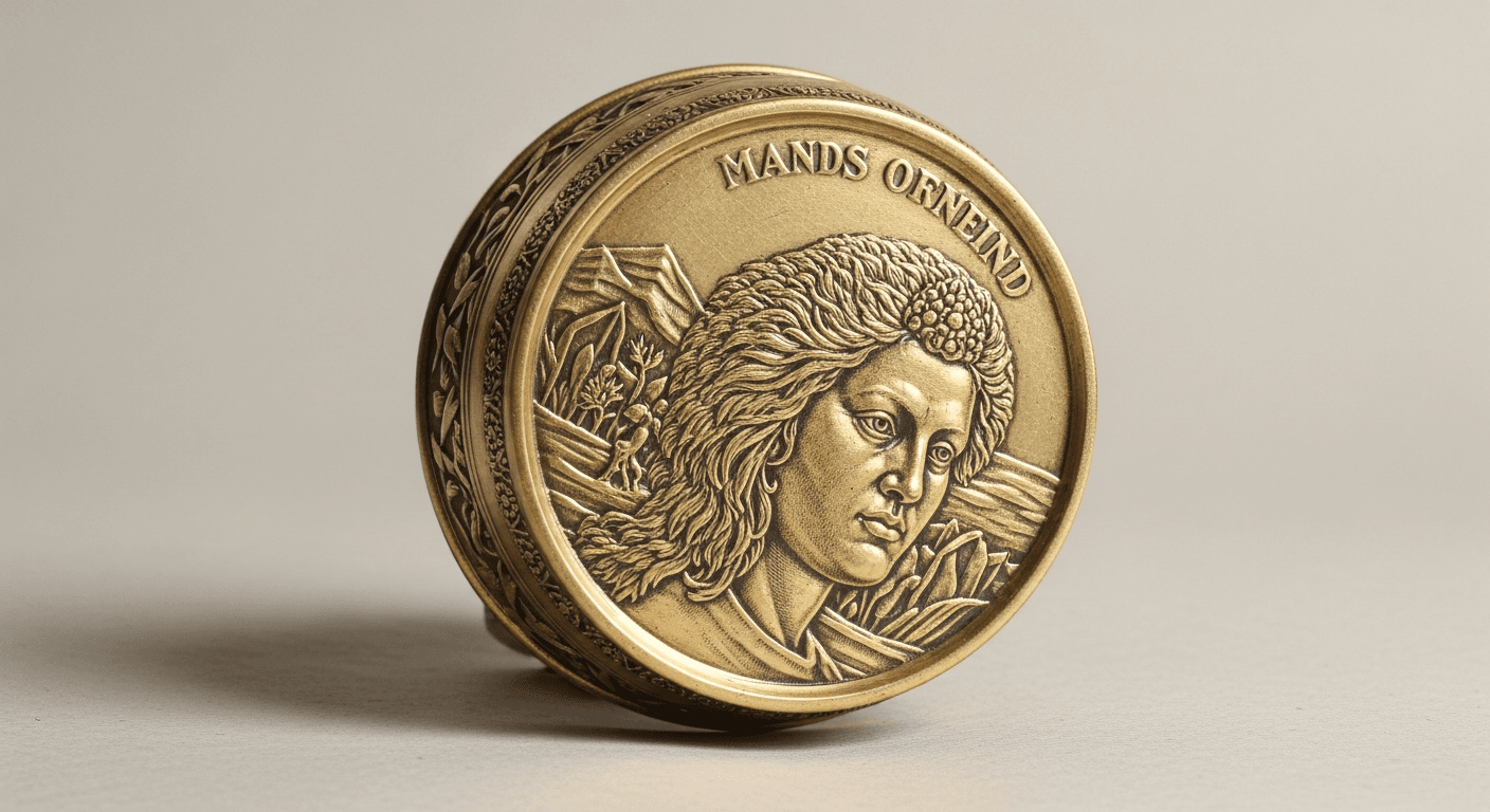 Close-up of a hand wearing a dark smart ring making a subtle pinching gesture.