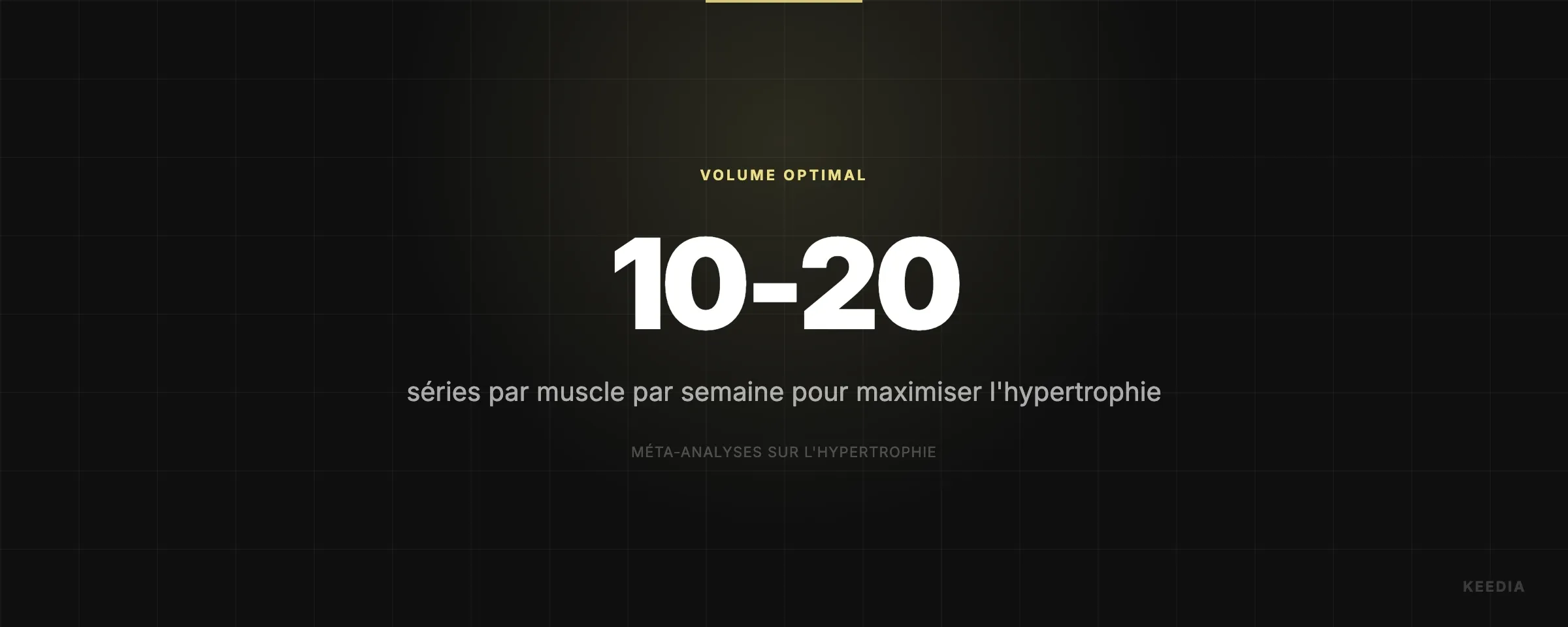 séries par muscle par semaine pour maximiser l'hypertrophie