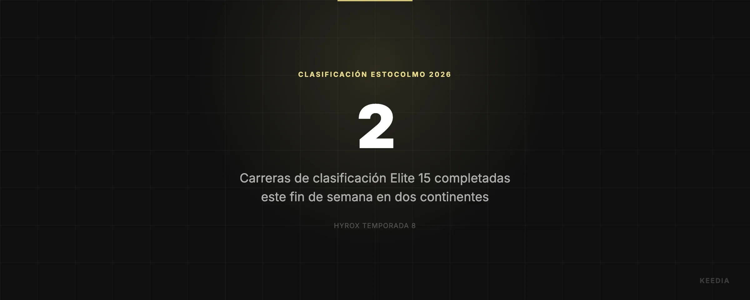 Carreras de clasificación Elite 15 completadas este fin de semana en dos continentes
