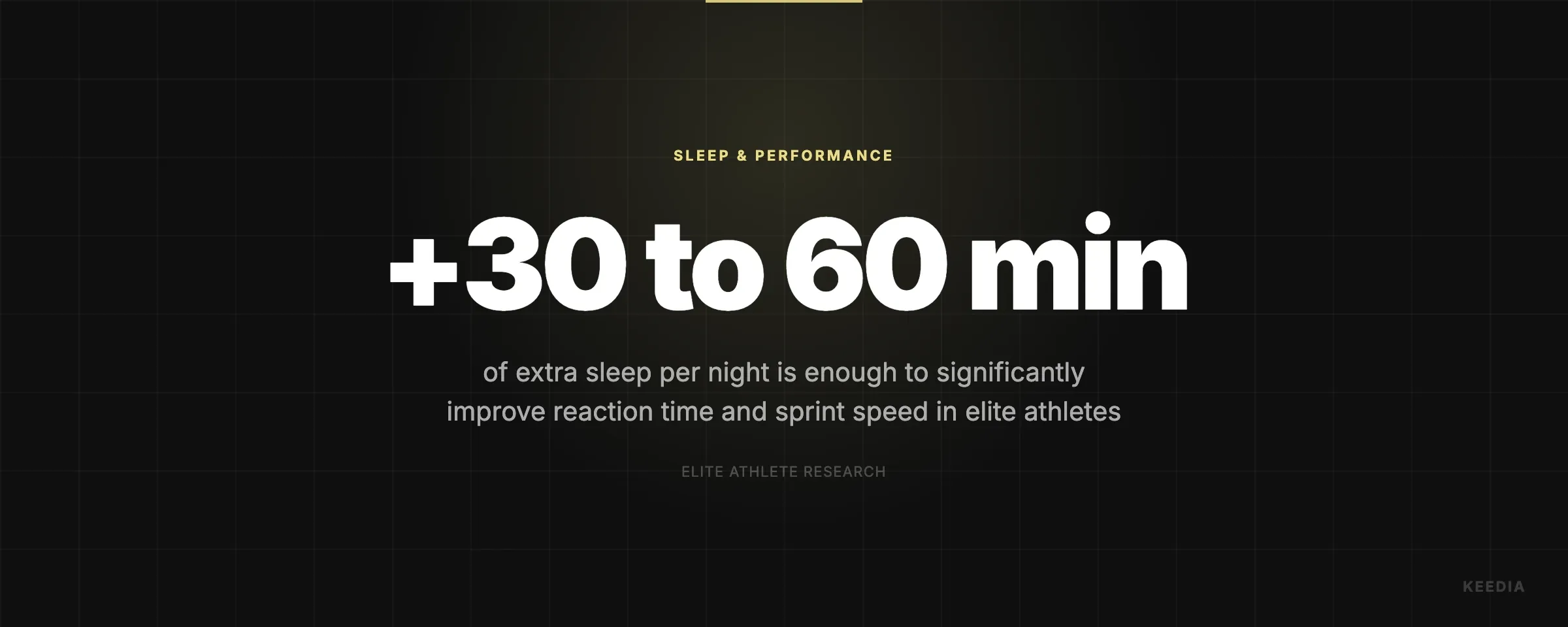 of extra sleep per night is enough to significantly improve reaction time and sprint speed in elite athletes