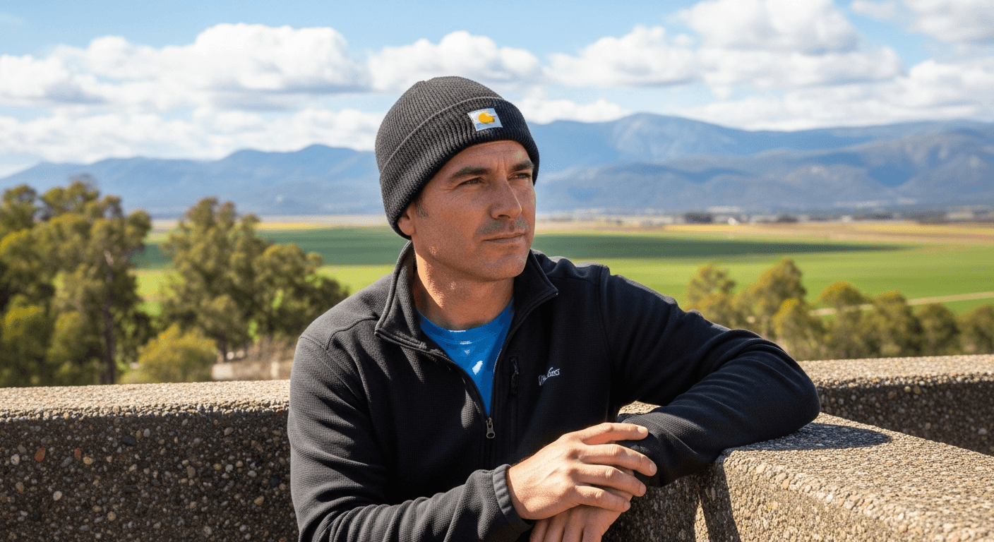 Neatly stacked premium athleisure garments in warm tones, shot in editorial flat-lay with detailed fabric textures.