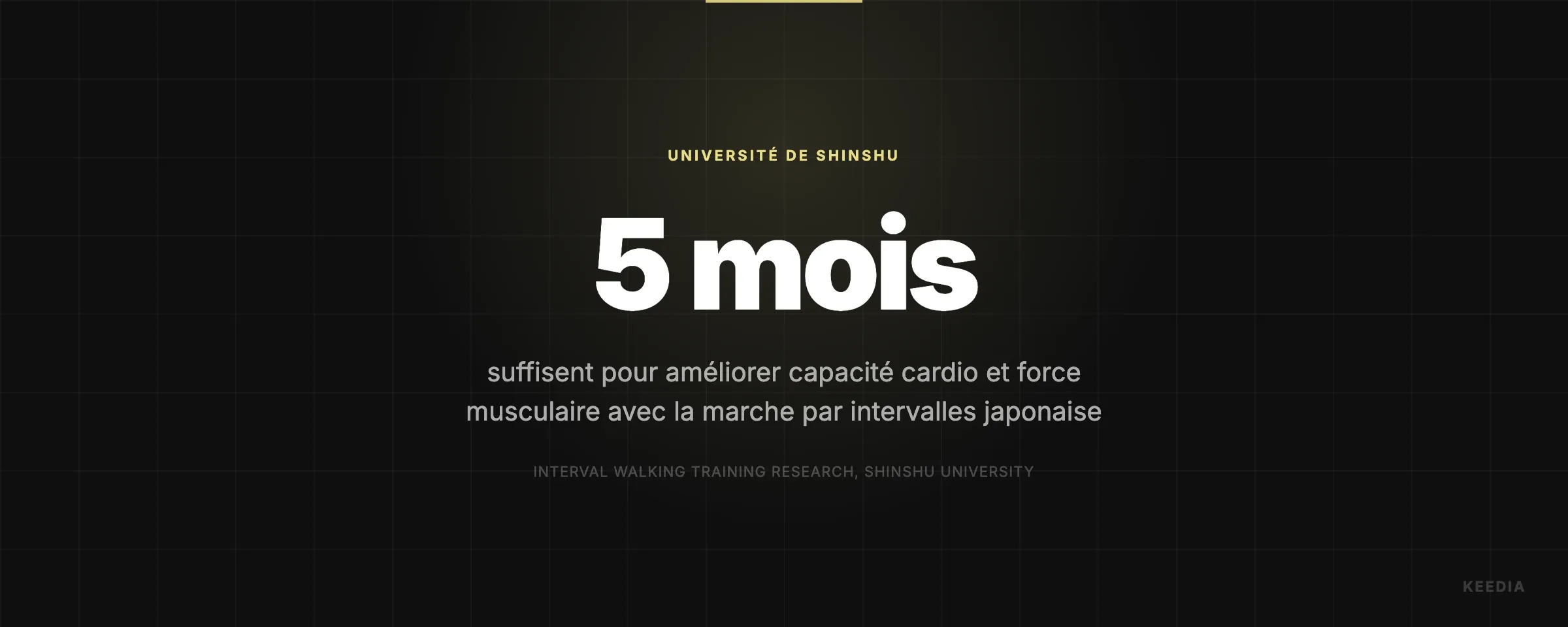 suffisent pour améliorer capacité cardio et force musculaire avec la marche par intervalles japonaise