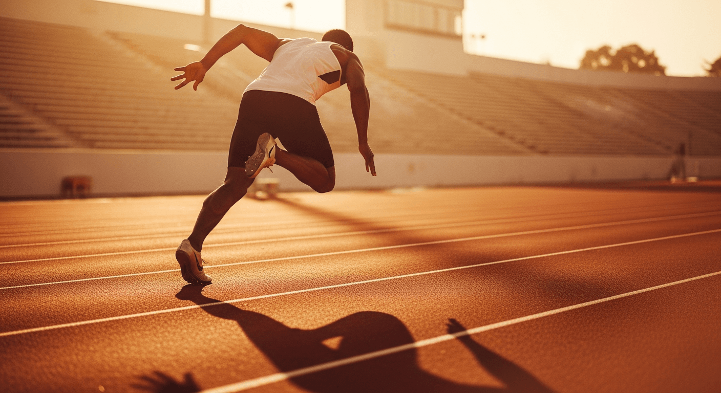 Norman laeuft Sub-45 ueber 400m beim Sound Running 2026
