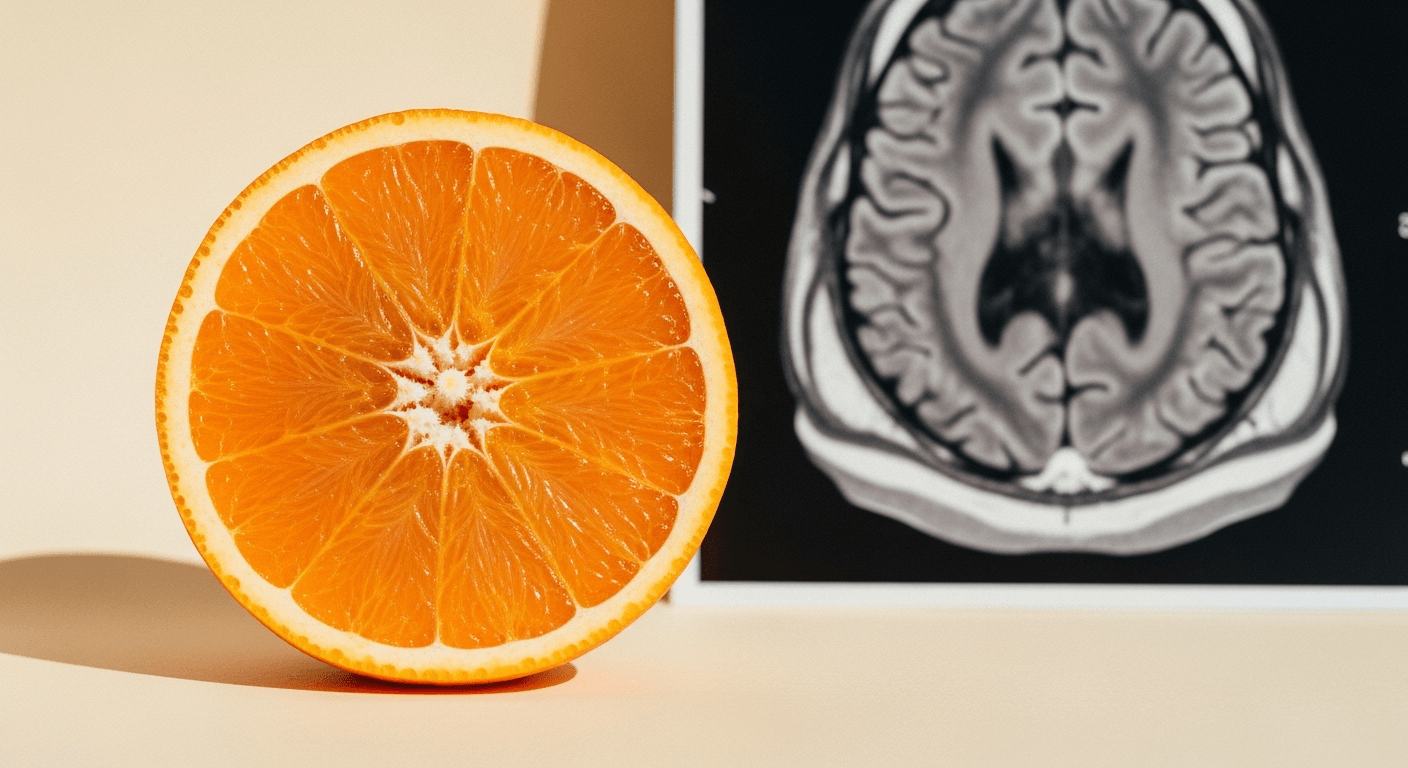 Vitamin C Deficiency Linked to Less Gray Matter in the Brain, New Study Finds