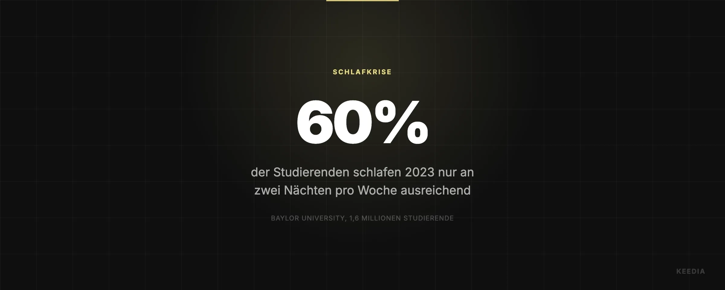 der Studierenden schlafen 2023 nur an zwei Nächten pro Woche ausreichend