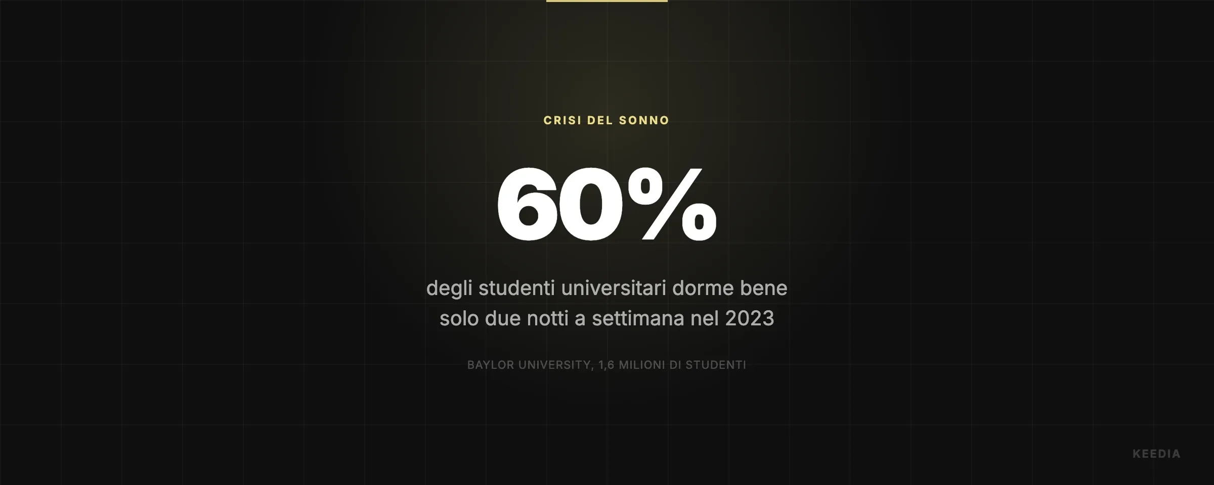 degli studenti universitari dorme bene solo due notti a settimana nel 2023